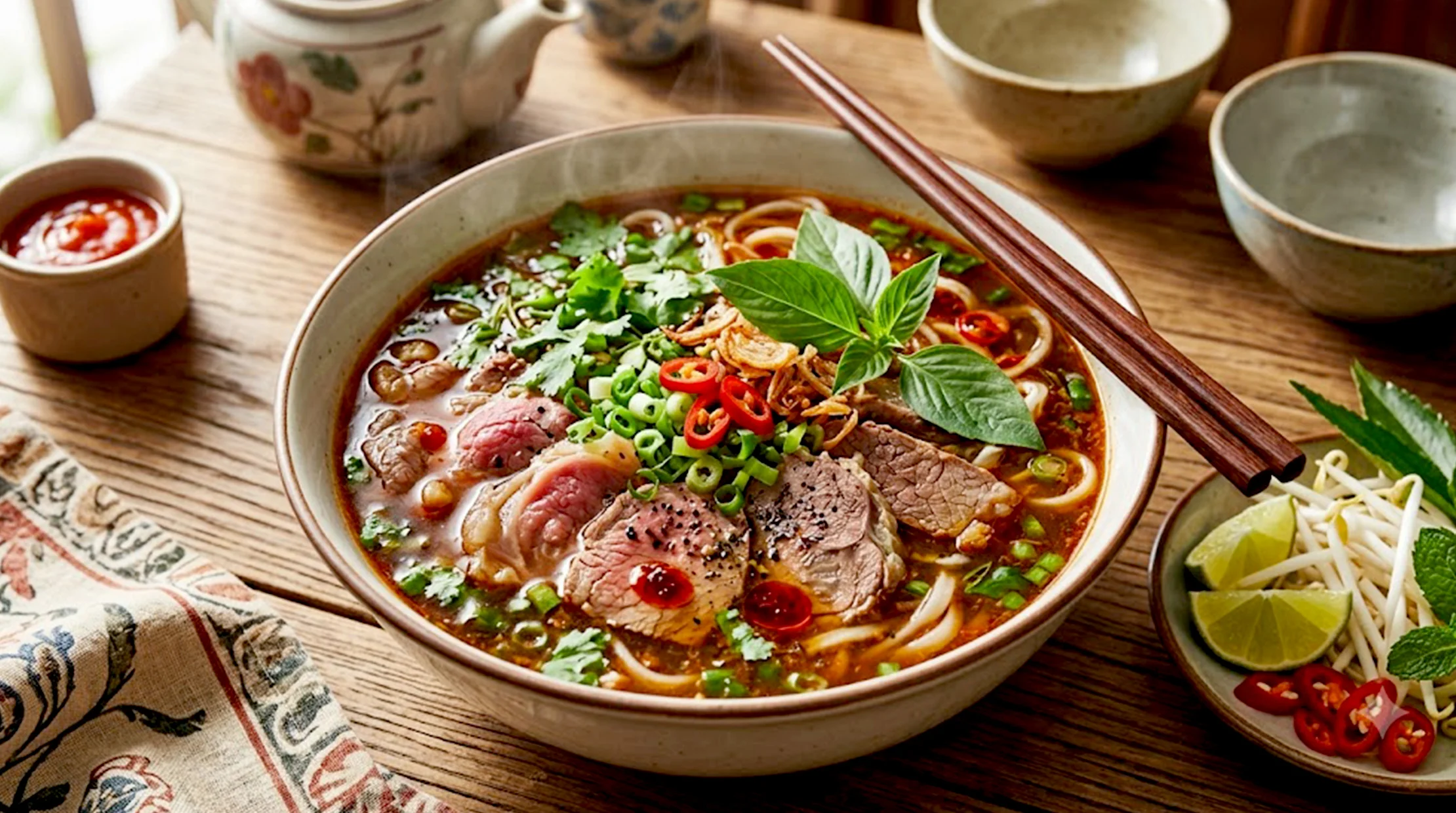 Hot & Sour Beef Noodle Soup